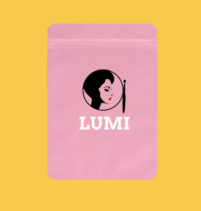 Lucky pink bags-open in live