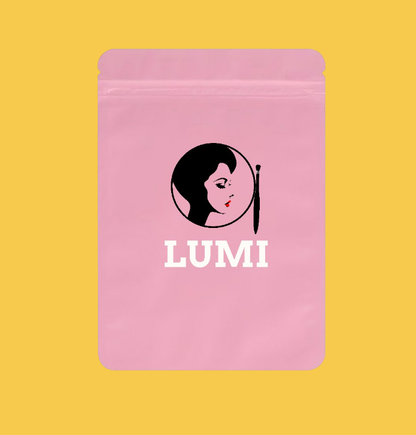 Lucky pink bags-open in live